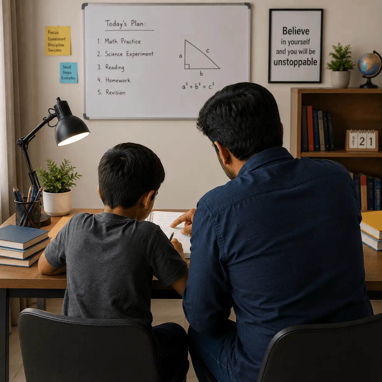 Coach Nilkamal helping a student